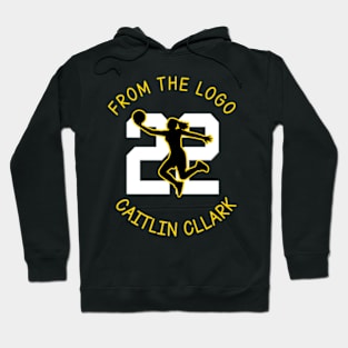 From the logo 22 Caitlin Clark basketball player Hoodie